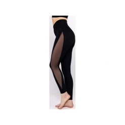 Spodnie Black Tulip. Czarne spodnie damskie Lily zeal, s, z aplikacjami, z elastanu. Za 149,00 zł.