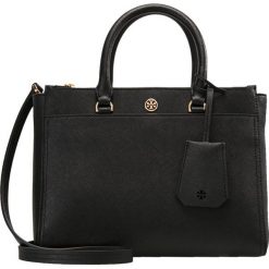 Torebki klasyczne damskie: Tory Burch ROBINSON SMALL DOUBLE ZIP TOTE Torebka black/royal navy