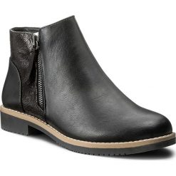 Botki JENNY FAIRY - LS4252-02 Czarny. Czarne buty zimowe damskie Jenny Fairy, z materiału, na obcasie. Za 119,99 zł.