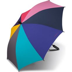 Kolorowy parasol - Ø 100 cm. Parasole Le Monde du Parapluie & Co., bez wzorów. W wyprzedaży za 66,95 zł.