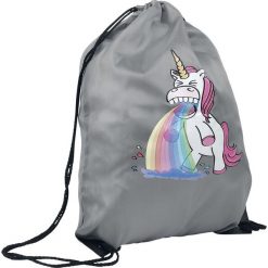Torebki i plecaki damskie: Jednorożec Puking Unicorn Torba treningowa szary
