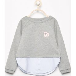 Bluzy dziewczęce: Bluza z serduszkiem – Szary