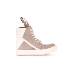 Buty Rick Owens RU16S3894. Szare trampki męskie Rick Owens, bez wzorów, bez zapięcia. Za 1226,35 zł.