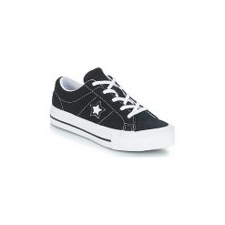 Buty Dziecko Converse ONE STAR OX. Czarne trampki dziewczęce Converse, bez wzorów, retro, bez zapięcia. Za 174,30 zł.