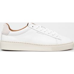 Gant - Buty Denver. Białe buty sportowe męskie GANT, ze skóry, na sznurówki. W wyprzedaży za 339,90 zł.