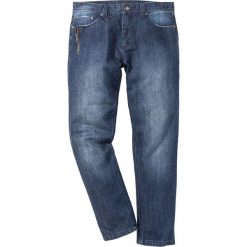 Jeansy męskie: Dżinsy Regular Fit Tapered bonprix niebieski "stone used"