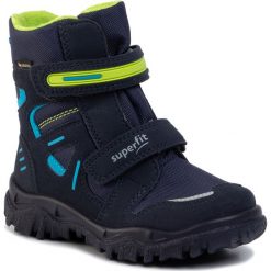 Śniegowce SUPERFIT - GORE-TEX 5-09080-80 M Blau/Grün. Niebieskie śniegowce chłopięce Superfit, bez zapięcia, gore-tex. W wyprzedaży za 239,00 zł.
