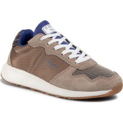 Sneakersy PEPE JEANS - Koko Sky PLS30936 Stowe 856. Zielone półbuty damskie Pepe Jeans, bez wzorów, z jeansu, bez obcasa, na płaskiej podeszwie, bez zapięcia. W wyprzedaży za 299,00 zł.