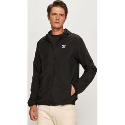 Adidas Originals - Kurtka. Czarne płaszcze męskie adidas Originals, m, bez wzorów, z poliesteru, krótkie, z kapturem. Za 279,90 zł.