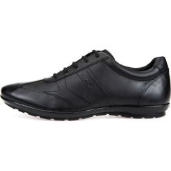 Geox tenisówki męskie Uomo Symbol 44 czarne. Czarne trampki męskie Geox, bez wzorów, bez zapięcia. Za 429,00 zł.