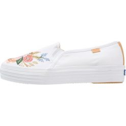 Półbuty damskie: Keds TRIPLE DECKER RIFLE LIVELY Półbuty wsuwane white