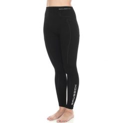 Spodnie Brubeck Damskie Wool Czarny (LE11130-CZARNY). Czarne getry damskie termoaktywne marki Brubeck, bez wzorów. Za 187,99 zł.
