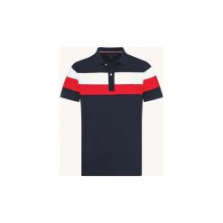 Koszulki polo z krótkim rękawem Tommy Hilfiger MW0MW09773 REGULAR POLO. Niebieskie koszulki męskie TOMMY HILFIGER, m, bez wzorów, z krótkim rękawem. Za 263,05 zł.