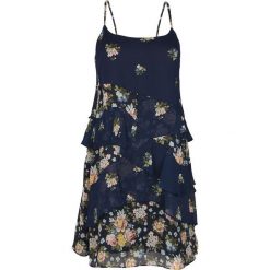 Sukienka Pepe Jeans. Szare kombinezony damskie Pepe Jeans, na lato, bez wzorów, z jeansu, bez kołnierzyka, bez rękawów. Za 169,00 zł.