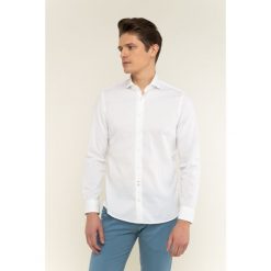 Koszula Marc O'Polo 021 7668 42348. Białe koszule męskie Marc O'Polo, xxl, bez wzorów, z bawełny, casualowe, polo, bez rękawów. Za 299,00 zł.