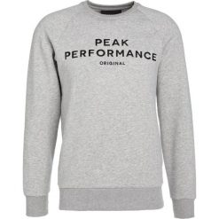Bluzy męskie: Peak Performance LOGO Bluza medium grey melange