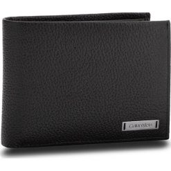Duży Portfel Męski CALVIN KLEIN - Pebble W Plaque 5Cc K50K503938 001. Czarne portfele męskie marki Calvin Klein, ze skóry. Za 299,00 zł.