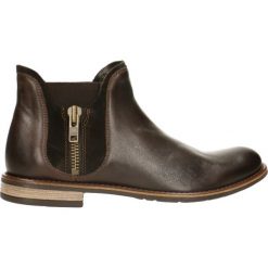 Botki ALDO. Pomarańczowe botki męskie Gino Rossi, bez zapięcia. Za 329,90 zł.