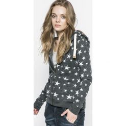Review - Bluza. Szare bluzy damskie Review, s, bez wzorów, z bawełny, bez rękawów, z kapturem. W wyprzedaży za 99,90 zł.
