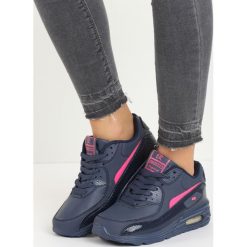 Buty sportowe damskie: Granatowe Buty Sportowe Linsdey