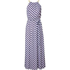 Długie sukienki: MICHAEL Michael Kors CHAIN NECK MAXI DRESS Długa sukienka true navy/white
