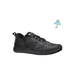 Buty damskie do szybkiego marszu PW 580 RespiDry wodoodporne czarne. Czarne buty damskie do fitnessu marki NEWFEEL, z poliesteru. Za 149,99 zł.