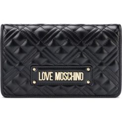 Love Moschino Cross body bag Czarny. Czarne torebki klasyczne damskie Love Moschino, w paski, z materiału, bez dodatków. Za 585,95 zł.