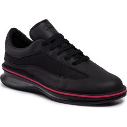 Sneakersy CAMPER - Rolling K200742-008 Black. Czarne półbuty damskie Camper, bez wzorów, ze skóry, bez obcasa, na płaskiej podeszwie, bez zapięcia. W wyprzedaży za 399,00 zł.
