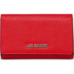 Love Moschino - Portfel. Czerwone portfele męskie Love Moschino, bez wzorów, ze skóry ekologicznej. Za 359,90 zł.