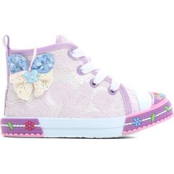 Buty sportowe dziewczęce: Fioletowe Trampki Sweeties