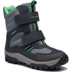 Śniegowce GEOX - J Himalaya B.B Wpf B J843AB 0CEFU C0661 D Navy/Grey. Szare śniegowce chłopięce Geox, bez zapięcia. W wyprzedaży za 219,00 zł.