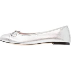 Baleriny damskie lakierowane: Office LONGING Baleriny silver
