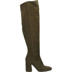 Kozaki - 950-B-56TF HE. Brązowe buty zimowe damskie Venezia, ze skóry. Za 399,00 zł.