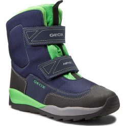 Buty zimowe chłopięce: Śniegowce GEOX – J Orizont B B. Abx F J740BF 01150 C4248 D Navy/Green