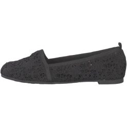 Tamaris Damskie Espadryle 38 Czarne. Czarne espadryle damskie Tamaris, bez wzorów, z koronki, bez obcasa. Za 139,00 zł.