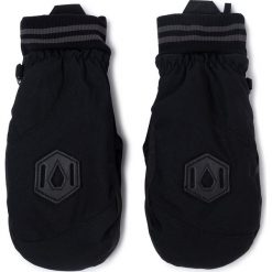 Rękawice snowboardowe VOLCOM - Bistro Mitt K6852004 Black. Czarne rękawiczki damskie Volcom, bez wzorów, z poliesteru. Za 199,00 zł.