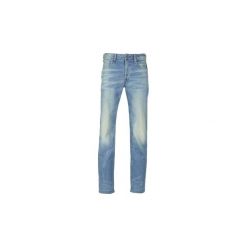Jeansy straight leg G-Star Raw 3301 STRAIGHT. Niebieskie jeansy męskie G-Star RAW, m, bez wzorów, retro. Za 377,30 zł.