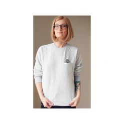 Bluza raglan kieszonka jednorożec holo. Szare bluzy damskie One mug a day, s, z aplikacjami, z bawełny. Za 139,00 zł.