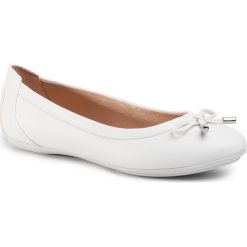 Baleriny GEOX - D Charlene B D02Y7B 000BC C1405 Optic White. Białe baleriny damskie Geox, z materiału, klasyczne. Za 259,00 zł.