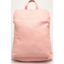 Answear - Plecak. Różowe plecaki damskie ANSWEAR, bez wzorów, ze skóry ekologicznej, eleganckie. W wyprzedaży za 69,90 zł.