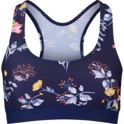 Biustonosz bikini bustier bonprix niebieski z nadrukiem. Niebieskie stroje kąpielowe damskie bonprix, z nadrukiem. Za 69,99 zł.