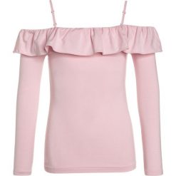 Bluzki dziewczęce z długim rękawem: Polo Ralph Lauren RUFFLE Bluzka z długim rękawem hint of pink