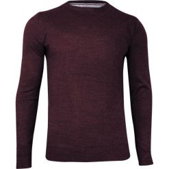 Bordowy Sweter Męski -BRAVE SOUL- Okrągły Dekolt, Jednokolorowy, Melanż SWBRSAW19PARSECbordo. Czerwone swetry męskie m, melanż, eleganckie, z okrągłym kołnierzem. Za 59,00 zł.