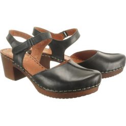 MANITU 910857-1 schwarz, czółenka damskie. Czółenka damskie Manitu, bez wzorów, ze skóry, bez obcasa, na obcasie, bez zapięcia. Za 219,90 zł.