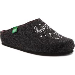 Kapcie DR. BRINKMANN - 320539 Anthrazit 9. Szare klapki damskie Dr. Brinkmann, bez wzorów, z tworzywa sztucznego, bez obcasa. Za 139,00 zł.