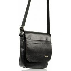 Grosso Bag Torba Męska Czarny. Czarne torby męskie skórzane Grosso Bag, bez wzorów, ze skóry. Za 135,00 zł.
