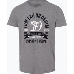 Tom Tailor Denim - T-shirt męski, szary. Szare t-shirty męskie marki TOM TAILOR DENIM, xxl, z nadrukiem, z denimu. Za 39,95 zł.