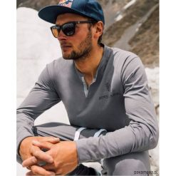 BLUZA męska z długim rękawem K2. Szare bluzy męskie Pakamera, m, bez wzorów, bez kołnierzyka, z długim rękawem, długie, bez kaptura. Za 197,00 zł.