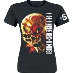 Bluzki damskie: Five Finger Death Punch Justice For None Skull Koszulka damska czarny