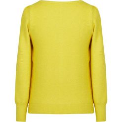 NAFNAF sweter damski MENU24 XL żółty. Żółte swetry damskie NAFNAF, xl, bez wzorów, bez rękawów, bez kaptura. W wyprzedaży za 169,00 zł.